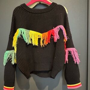 Stella McCartney Kids Rainbow Fringe Sweater